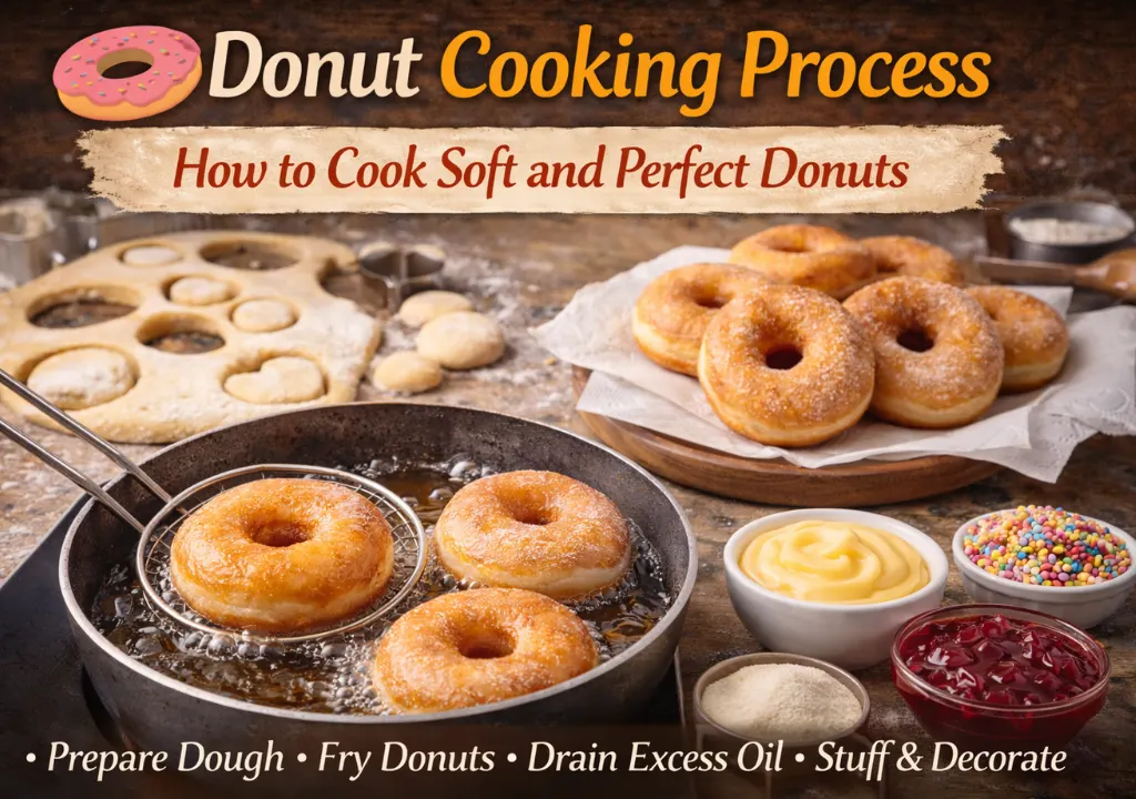 Donut Cooking Process How to Cook Soft and Perfect Donut