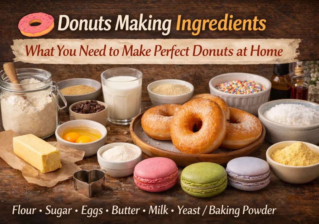 Donuts Making Ingredients What You Need to Make Perfect Donuts at Home